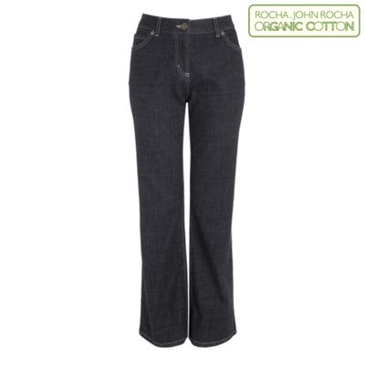 Petite organic indigo denim jeans