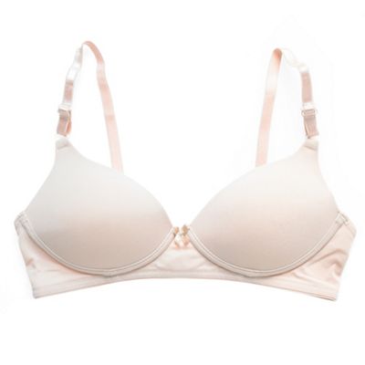 Natural soft cup bra