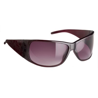 Purple rectangular sunglasses