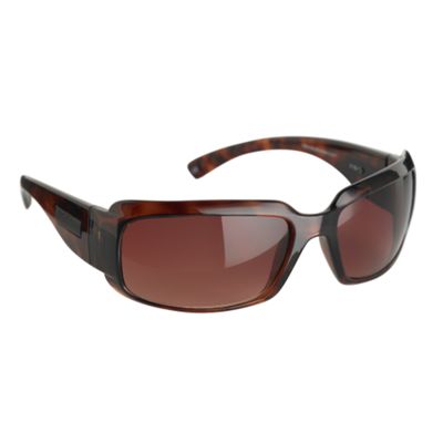 Brown brand logo square sunglasses