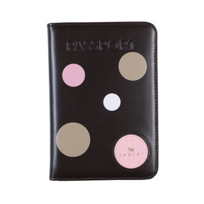 Radley Brown Essentials small passport cover �15