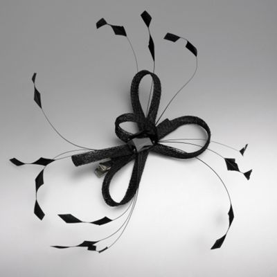 Black jewelled hair clip