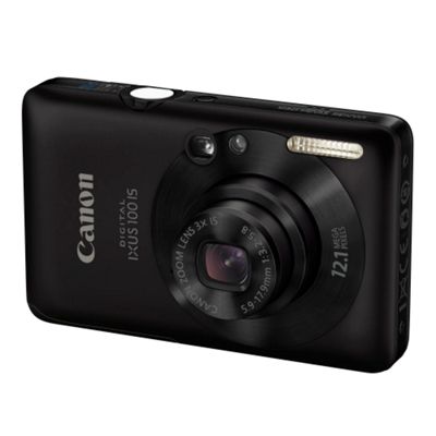 Black IXUS 100 IS digital camera - Free memory card and case worth �33 �152.10