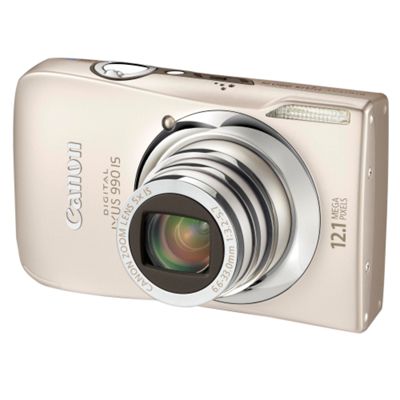 Silver IXUS 990 IS digital camera