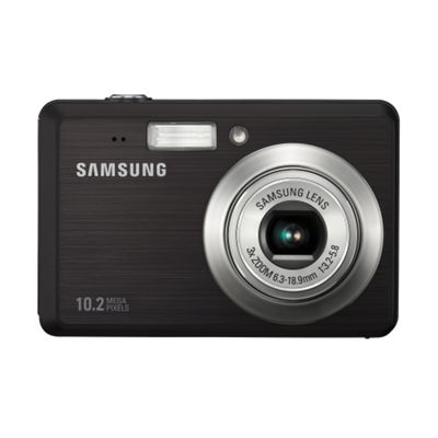 Black ES55 digital camera