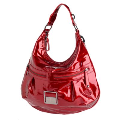 Jasper Conran Red 'Maggie' slouchy shoulder bag