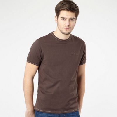 Rocha.John Rocha Designer brown basic crew neck t-shirt