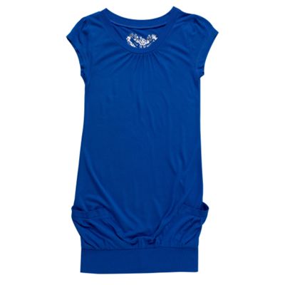 Blue pocket top
