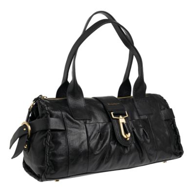 Fiorelli Black 'Alpine' ruched detail shoulder bag