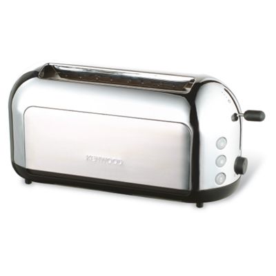 Four slice long slot toaster