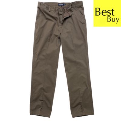 Brown Essential Chino Trousers