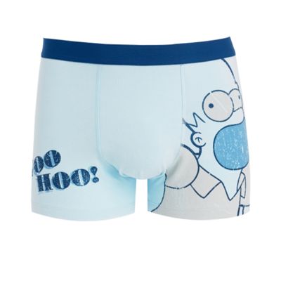 Blue 'Woo hoo' trunks