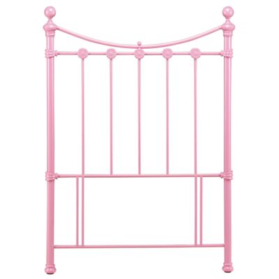 Pink alice single metal headboard