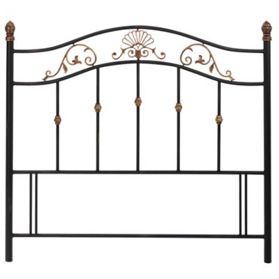 Black angelica antique gold headboard