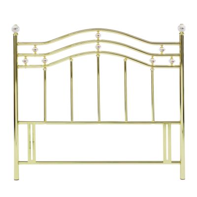 Brass plated milano headboard
