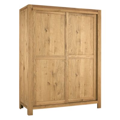 Debenhams Oak lyon triple sliding door wardrobe