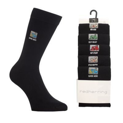 Pack of five 'Ideal Man' socks