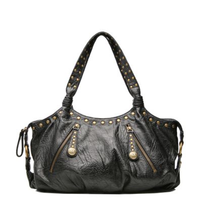 Mischa Barton handbags Black 'Liberty' 3 section shoulder bag