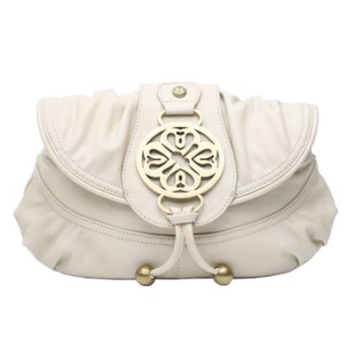 Bone 'Cassidy' clutch bag