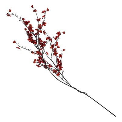 Red blossom single stem