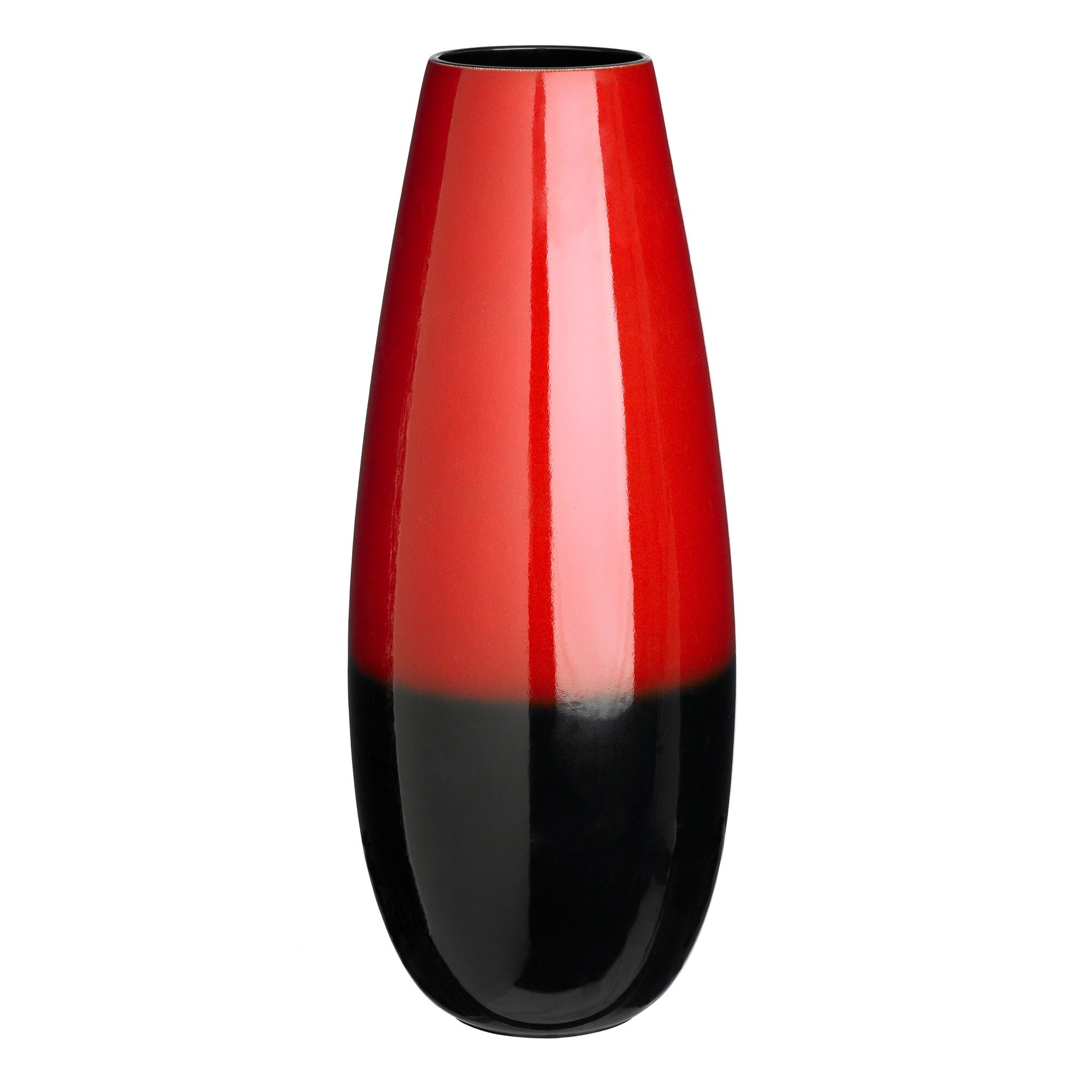 Rjr.John Rocha Red Reactive Tall Taper Vase From Debenhams 6335679
