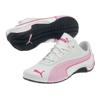 White And Pink drift Cat Ii Trainers