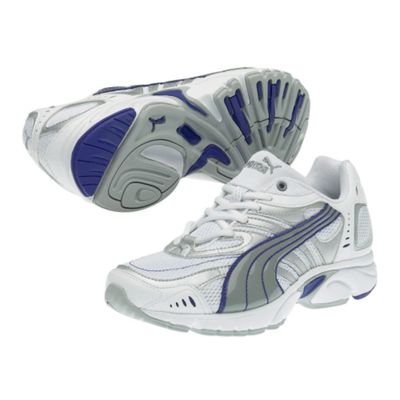 Puma White Hahmer running shoes