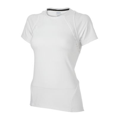 White PlayDry workout t-shirt