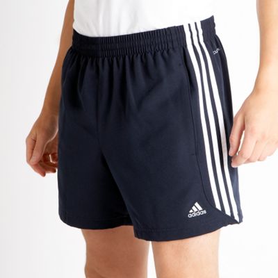 Navy 3 stripe shorts