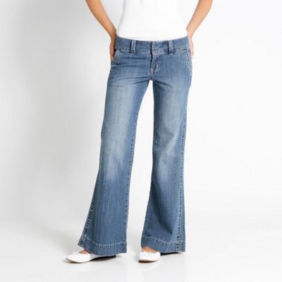 Light Blue kalani Denim Trousers