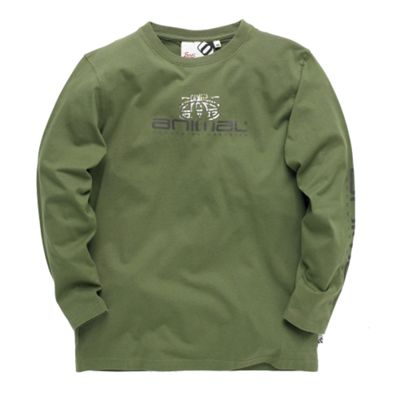 Animal Khaki Cockroft long sleeved t-shirt