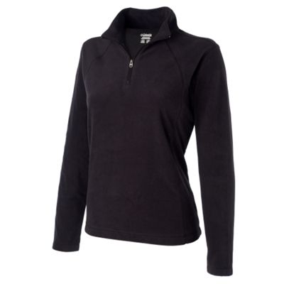 Black Glacier half zip fleece