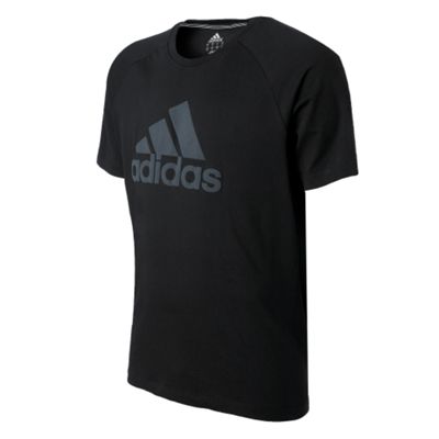 Adidas Black essential logo t-shirt