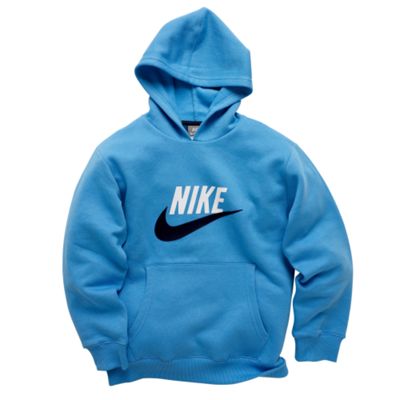Blue fleece hoodie
