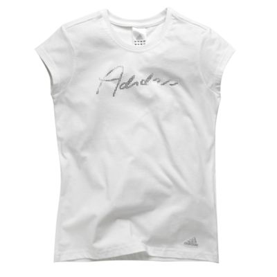 Adidas White Disco Girl t-shirt