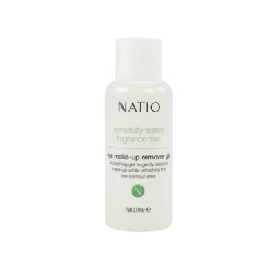 Natio Eye Make-Up Remover Gel, 75ml