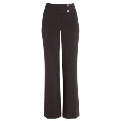 Collection Chocolate brown boot cut trousers