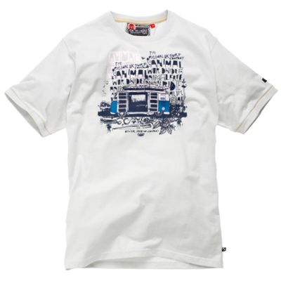 Animal Pale blue camper van print t-shirt