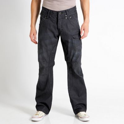 Dark blue 'Tranky' loose jeans