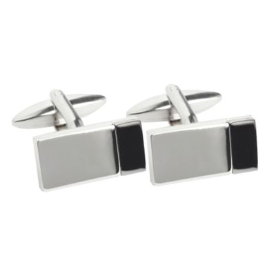 Thomas Nash Grey end insert cufflinks