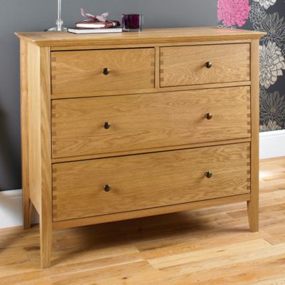 Debenhams Natural Stanford four drawer chest