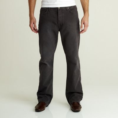 Chocolate corduroy trousers