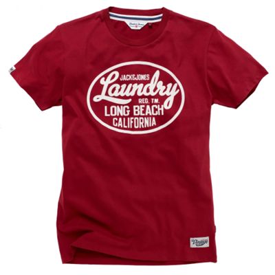 Red Corona print t-shirt