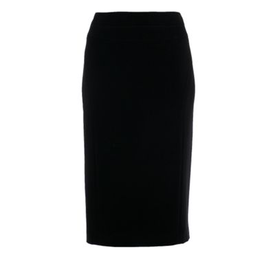 Petite Collection Petite black stitch skirt