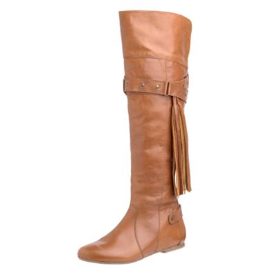 Tan Knee Hig hTassle Boots from Debenham...