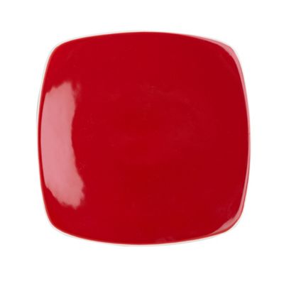 Red Tile dinner plate