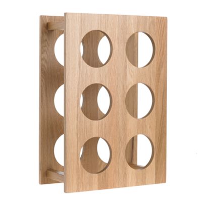 Debenhams Wooden 6 bottle wine rack