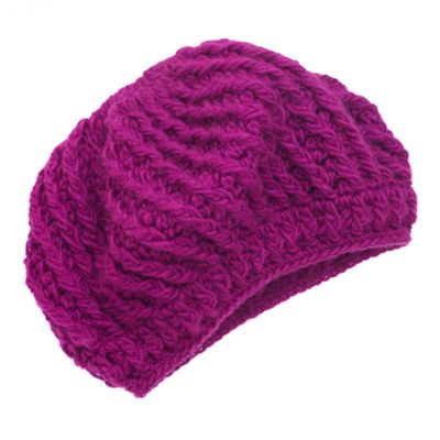 Magenta baggy beanie