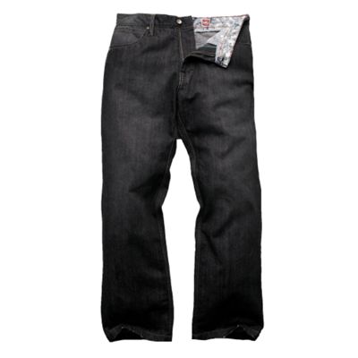 Black loose fit jeans