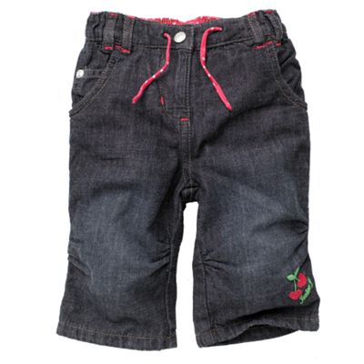 Blue spotted lining jeans